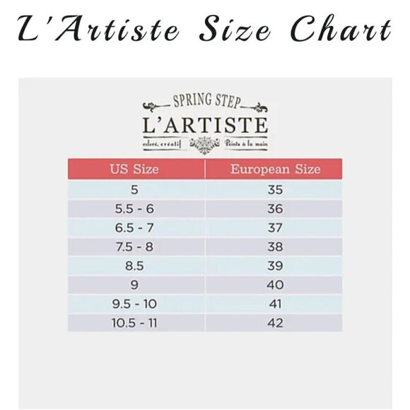 L'Artiste Spring Step Galatina-YM Hand-Painted Yellow Leather Mules Size 42 - Picture 8 of 8